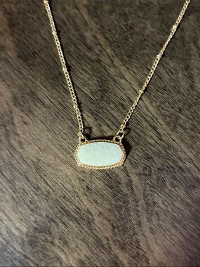 Cute Gold-Plated Necklace with Sparkle Pendant